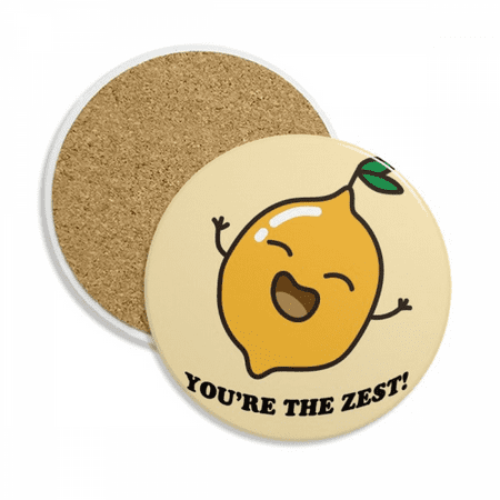 

lemon encourage skin coaster cup mug tabletop protection absorbent stone