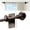 Bronze, variant on Sindcom No Drill Curtain Rods for Window 27 to 48 Inches, 5/8 Inch Diameter Renter Friendly Drapery Rod with Adhesive Brackets without Drilling, Adjustable from 27 to 52 Inches, Black