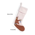 thumbnail image 5 of Christmas Stockings, Classic Holiday Xmas Stocking with Hanging Loop, Gift Bag for Fireplace Mantel, Tree and Family Holiday Decor, 5 of 5