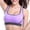 Purple, variant on LELINTA Women's Seamless Sports Bra Mesh Racerback Workout Bras with Removable Pads