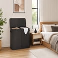 thumbnail image 3 of Norcho 160L Double Laundry Hamper with Lid, Divided Laundry Basket with Removable Bags and Handles, Large Separated Clothes Basket, Black, 3 of 10