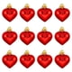 thumbnail image 1 of 36pcs Navidad corazón rojo colgante árbol de navidad decoración colgante corazón decoración, 1 of 7