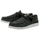 thumbnail image 4 of Mocasines Hey Dude Wally Sox Stitch para hombre, color blanco y negro, 4 of 7