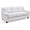 White, variant on Glory Furniture Gallant Faux Leather Sofa in Black