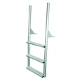 thumbnail image 1 of JIF MARINE EFLSNW4 4-Wide Step Dock Ladder Anodized Aluminum, 1 of 1