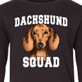thumbnail image 4 of Inktastic Dog Dachshund Squad Long Sleeve Youth T-Shirt, 4 of 5