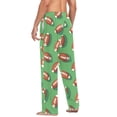 thumbnail image 3 of FORMRS Mens Pajama Pants with Pockets Cotton Sleepwear Lounge Bottoms Sizes S-2XL, American Footballs, 3 of 7