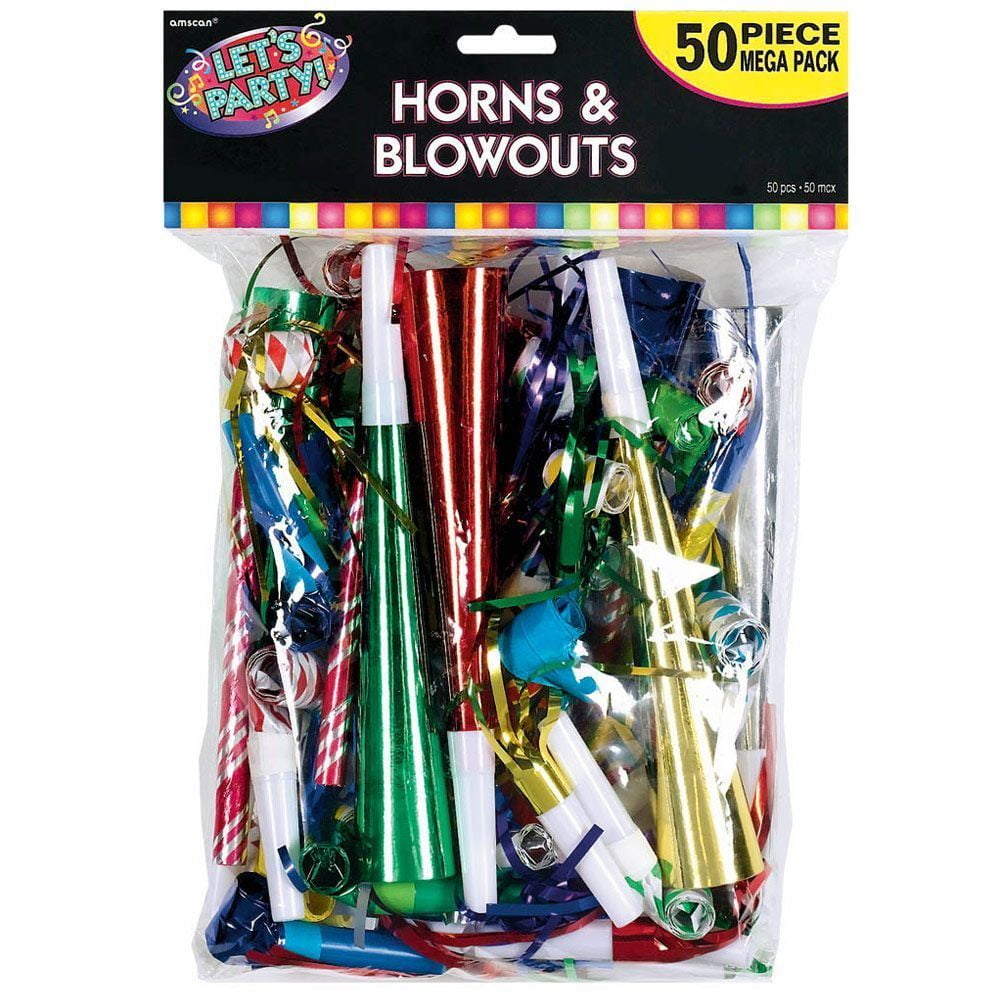 Amscan High Count Horns 9 Multicolor