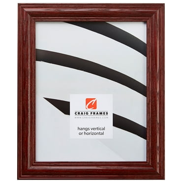 Craig Frames Wiltshire 440, 24 x 32 Inch Picture Frame, Cherry Red Solid Wood