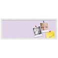thumbnail image 2 of PinPix 36x12 Custom Cork Bulletin Board Light Purple Dots Poster Board Has a Fabric Style Canvas Finish, Framed in Light Purple Dots, by ArtToFrames (PinPix-503), 2 of 6