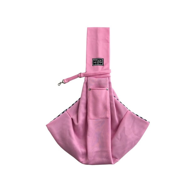 Greeniant Bolsa de transporte portátil Universal para mascotas, bandolera para animales, bolso de hombro, soporte para teléfono, bolsa a prueba de Aseo de mascotas Rosado Greeniant PT004278-04