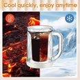 thumbnail image 5 of 4 Pcs Frozen Beer Mugs for Freezer Double Wall Gel Frosty Freezer Mugs Beer Ice Mugs for Freezer Dr, 5 of 5