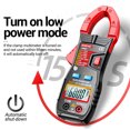 thumbnail image 2 of ANENG CM81 Smart AC Clamp Meter Clamp Type Multimeter 6000 Counts Auto Range Voltmeter 600A Ammeter Resistance Meter with Flashlight, 2 of 8