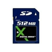 X Digital Media - Flash memory card - 512 MB - SD