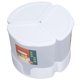 thumbnail image 3 of Dispensador de granos giratorio de 360 grados, contenedor de alimentos secos sellado con 3 compartimentos para organización de almacenamiento en mostrador de cocina, 3 of 5