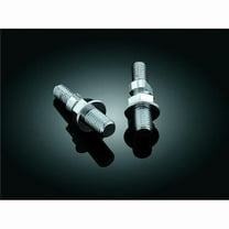 Kuryakyn 1811 Motorcycle Handlebar Accessory: Mirror Adapters for 2001-18 Triumph Motorcycles, Chrome, 1 Pair