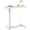 White, variant on Casabay Overbed Table with Hidden Casters, Mobile Height Adjustable Desk for Bedroom, Living Room & Studio, White