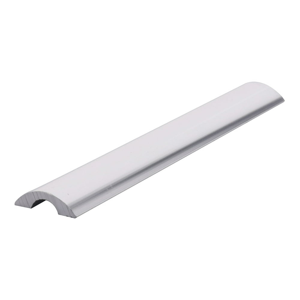 CRL SDT980BA Brite Anodized Frameless Shower Door HalfRound Threshold