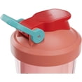 thumbnail image 2 of VOLTRX VortexBoost Electric Shaker Bottle, USB C Rechargeable Protein Shake Mixer, Shaker Cups for Protein Shakes and Meal Replacement Shakes, BPA-Free, Made with Tritan, Solar Red, 24oz, 2 of 6
