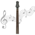 thumbnail image 3 of 24 Frets Maple Guitar Neck Replacement DIY Luthier Musical Instrument Unfinished, 3 of 8