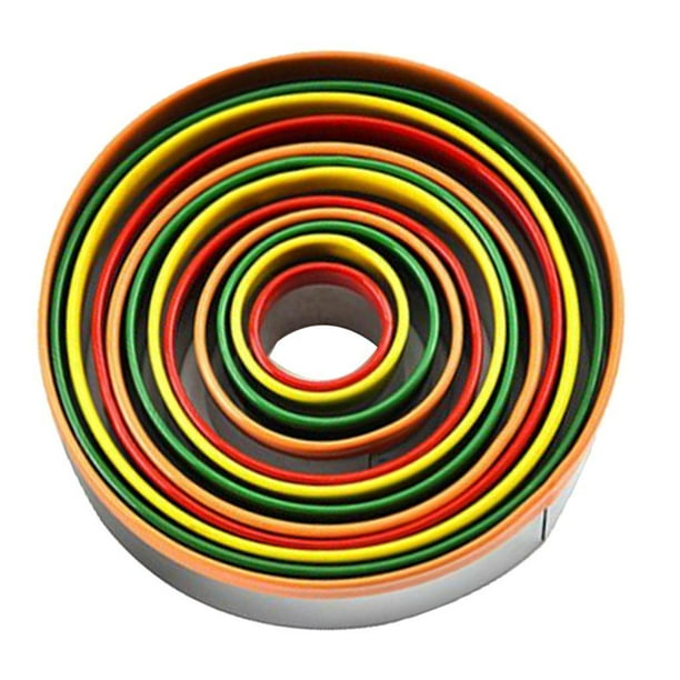Juego de 12 moldes para galletas y fondant para tartas - Herramienta de repostería de acero para bricolaje Vistoso