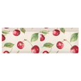 thumbnail image 6 of Yayeee Kitchen Valance Rod Pocket 54" x 18" Living Room Window Curtain, Watercolor Cherry, 6 of 6