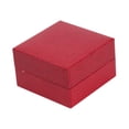thumbnail image 3 of Caja de almacenamiento para un solo reloj, estuche portátil para regalo de aniversario, sencilla, para hombres y mujeres, compacta, con funda de reloj con almohada extraíble. Rojo, 3 of 8