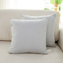 Pack of 2 Couch Throw Pillow Covers 20x20 Inch Soft Decorative Pillow Covers Farmhouse Boho Cushion Covers for Mid Century Modern Home Decor Sofa Bedroom Living Room，Light Gray