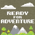 thumbnail image 3 of Instant Message - Gamer - Ready for Adventure - Toddler & Youth Short Sleeve Graphic T-Shirt, 3 of 6