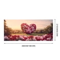 thumbnail image 3 of Dsscvnef Valentine Day Garage Door Panel Rose Heart Banner for Patio Background Cloth Valentine Decoration, 3 of 7