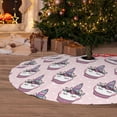 thumbnail image 6 of Rateoe Cute Cupcake Print Christmas Tree Skirt 48" for Xmas Holiday New Year Party Circle Tree Mat Ornaments Decoration, 6 of 7