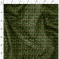 thumbnail image 3 of Soimoi Green Georgette Viscose Fabric Arrow Tribal Fabric Prints By Yard 42 Inch Wide, 3 of 6
