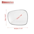 thumbnail image 3 of Retrovisor Izquierdo Calefacción Espejo Cristal para BMW X3 - 1uds Blanco Vidrio, 3 of 7
