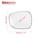 thumbnail image 3 of Retrovisor Izquierdo Calefacción Espejo Cristal para BMW X3 - 1uds Blanco Vidrio, 3 of 7