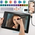 ZGBY Digital Drawing Tablet With 10X6 Inch Screen, Graphics Tablet