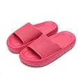thumbnail image 2 of Cloud Slides for Kids, Toddler Shower Slippers Bathroom Pool Sandals Non-Slip Open Toe Pillow Slippers Super Soft Thick Sole Cozy Boys Girls Home House Cloud Cushion Slide for Indoor Outdoor Shoes, 2 of 7