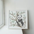 thumbnail image 5 of Panda Stencil 11.8×11.8inch Large Panda Sitting on Bamboo Tree Stencil Cute Animal Forest Drawing Template with Paint Brush for DIY, 5 of 9