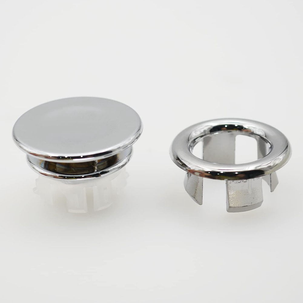 ZHIMAO Sink Spare Parts 8 Pack of Bathroom Sink Overflow Cover and