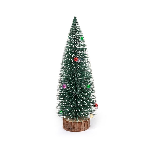 Moyic árbol de Navidad atmósferas temáticas en miniatura decoración de Navidad artesanía de plástico adorno de planta accesorio de Kits de decoración para fiestas 30 centimetros Moyic HA065040-05