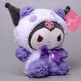 thumbnail image 3 of Cute Plush Toy Kawaii Ilfelve 22 Cm Kuromi Kitty Cinnamoroll Plush Doll  Toy Gift, Mint Panda Kuromi, 3 of 4