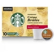 Starbucks Flavored Ground Coffee Creme Brulee 10 KCups