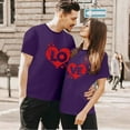 thumbnail image 5 of TYGHBN Valentine's Day Graphic Short Sleeve T Shirt for Men and Women Casual Fashion Tee for Youth Women Compression Shirts Fashion Shirt Women Thin T Shirts Women Set Shirt Women's Plain T Shirt, 5 of 5