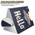 thumbnail image 2 of FORMRS A4 Clipboard Folder with Pen Holder Horizontal Foldable School Office Binder, Colorful UFO, 2 of 9