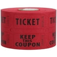 thumbnail image 1 of 500pcs Double Roll Raffle Tickets For Events Parties And Fundraisers Consecutively Numbered For Class Rewards Concerts And Holiday Celebrations, 1 of 8