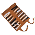 thumbnail image 4 of LEEYNEER Jeu de Plateau de Backgammon Portable Ensembles de Backgammon pour Adultes Jeux de Voyage Design à Roulettes Jeu de Casse-Tête pour Enfants Plateau, 4 of 8