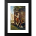 thumbnail image 2 of Eugen von Blaas 16x24 Black Modern Framed Museum Art Print Titled - A Moment of Rest (1872), 2 of 5
