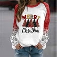 thumbnail image 2 of Bouanq Casual Long Sleeve Printed Christmas Sweatshirt (Women's), Sizes S-XXL, 2 of 4