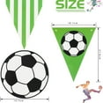 thumbnail image 4 of SOPOTUTU Soccer Theme Pennants 4-Pack Assorted Colors Sports Party Decorations Easy to and Install, 4 of 7
