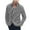 Grey, variant on Autumn And Winter Men's Knitted Cardigan Fashion Casual Long Sleeve Lapel Pocket Flower