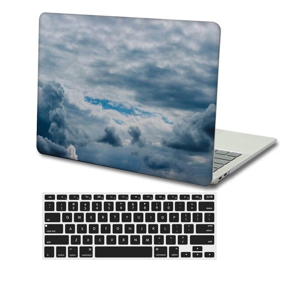 KSK KAISHEK Hard Case Cover for 2017-2014/2013//2012/2011/2010 Released Old Version MacBook Air 13" with No Touch No USB-C Model: A1466/A1369 Colorful B 0951 + Black Keyboard Cover